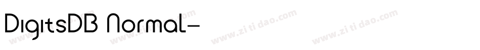 DigitsDB Normal字体转换